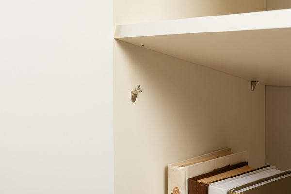 Шкаф-пенал Марион 16.333.01 слоновая кость С341 PE, слоновая кость 6898 ПВХ (собирается на любую сторону)