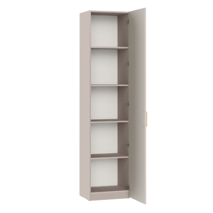 Шкаф-пенал Ричфорд 16.327.01 кашемир 5981 BS, моно керамика D166-2 ПВХ (собирается на любую сторону)